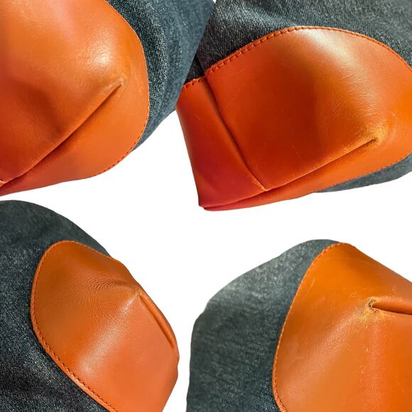 Gucci Denim Leather Hawaii Limited Edition Tote Purse - Picture 7 of 12